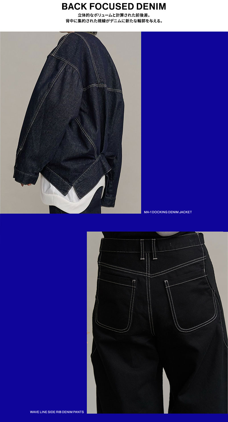 【FEATURED】MA-1 DOCKING DENIM SERIES